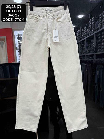 Джинсы Maxim Jeans 770-1 beige - делук