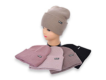 Шапка Angelica FM015-1 подвійна mix - делук