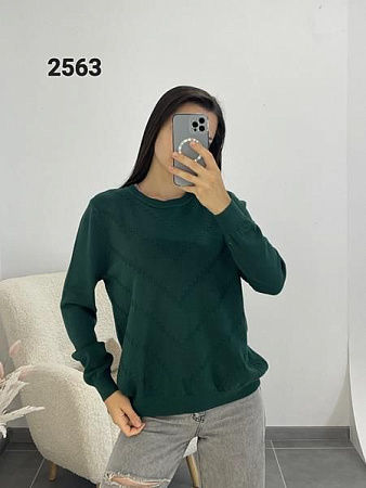 Свитер Fsn 2563 green - делук