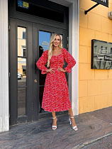 Платье Sofi Cor 6045 red - делук