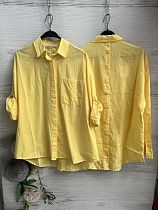Рубашка New Season 8569 yellow - делук