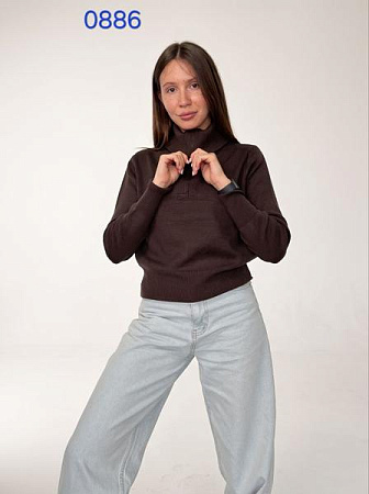Свитер Fsn 0886 brown - делук