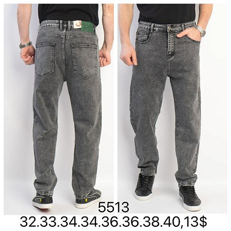 Джинсы God Baron 5513 grey - делук