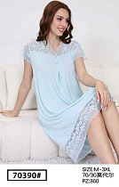 Ночнушка Anion 70390 l.blue - делук