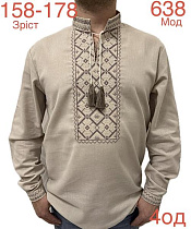 Вышиванка Надийка ND804-638 beige - делук