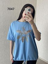 Футболка Fsn 7047-1 l.blue - делук