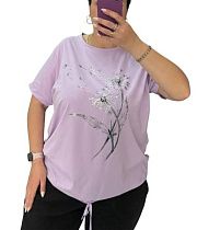 Футболка Elena&Vika 25038 lilac - делук