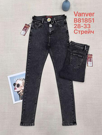 Джинсы Jeans Club B81851 d.grey - делук