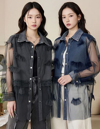 Рубашка Style Nadezhda 6337 blue - делук