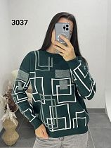 Свитер Fsn 3037 green - делук
