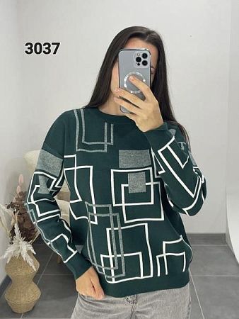 Свитер Fsn 3037 green - делук
