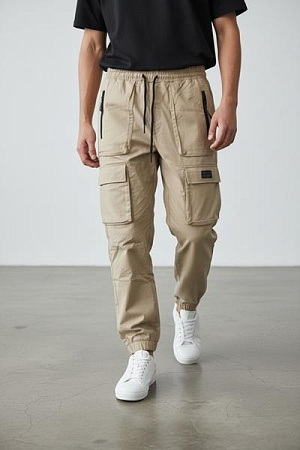 Штаны Спорт Hous Of Timur HT969 beige - делук