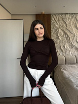 Свитер Arina 1790 brown - делук