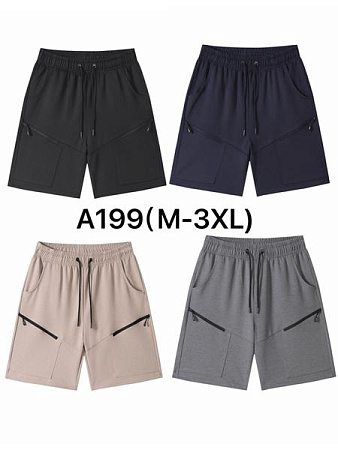 Шорты Liopt A199 black - делук