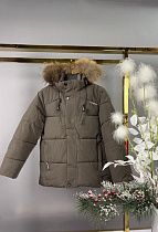Куртка Delfinka 5876 brown - делук