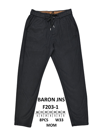 Штаны God Baron F203-1 black - делук