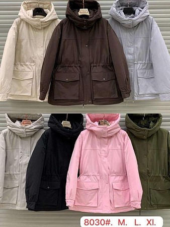 Куртка Modnulya 8030 khaki - делук