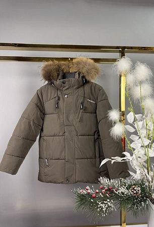 Куртка Delfinka 5876 brown - делук