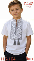 Вышиванка Надийка ND1543-0442 white - делук