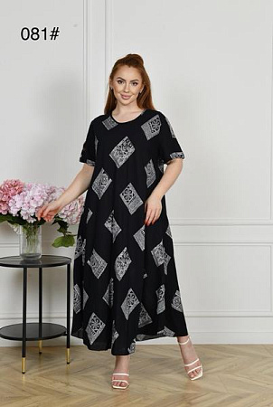 Платье Estima 081 black-black - делук