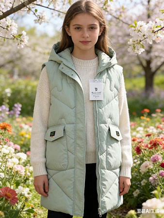 Жилетка Jacket M816 mint - делук