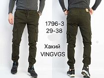 Джоггеры Vingvgs 1796-3 khaki - делук