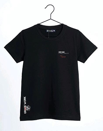 Футболка Dino DN630 black - делук