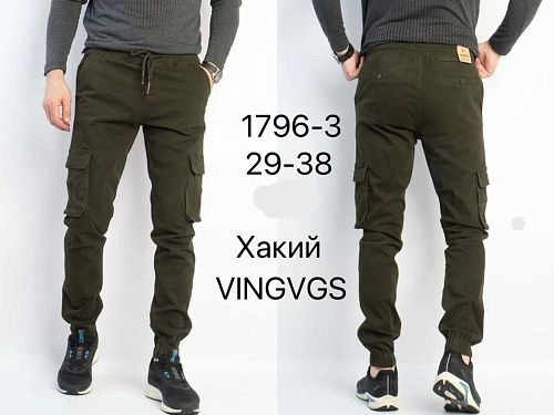 Джоггеры Vingvgs 1796-3 khaki - делук