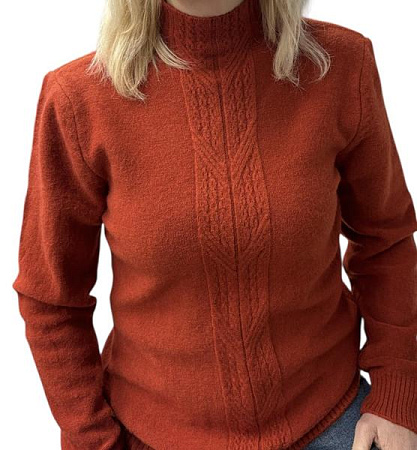 Свитер Elena&Vika 24037 terrakot - делук