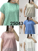 Футболка Levisha 25043-1 mint - делук