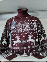 Свитер Panda 1446 wine - делук