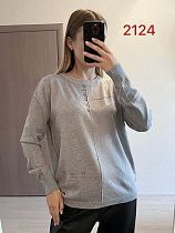 Свитер Fsn 2124 grey - делук