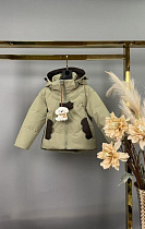 Куртка Delfinka B602 beige - делук