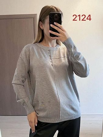 Свитер Fsn 2124 grey - делук