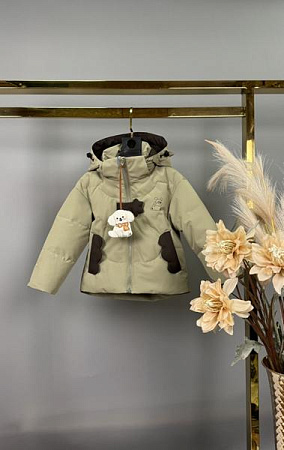 Куртка Delfinka B602 beige - делук