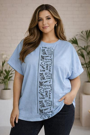 Футболка Arina 135 l.blue - делук