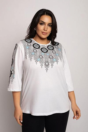 Вышиванка Global GL161 white - делук