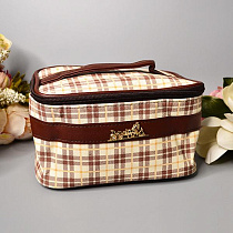 Косметичка Luna-Bag 24-393 brown - делук