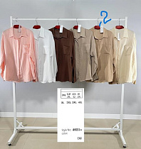 Рубашка Base 4021+-2 beige - делук