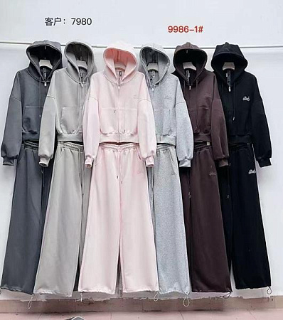 Костюм Спорт Oukali 9986-1 d.grey - делук