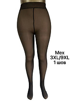 Колготы Alia 48-52 black  капрон/мех - делук