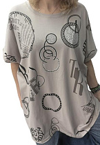 Футболка Levisha 26014 grey - делук