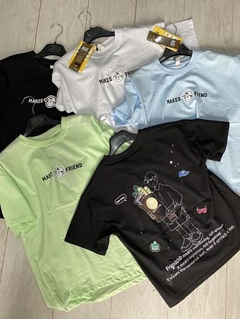 Футболка Annet AZ-0137 green - делук