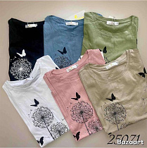 Футболка Levisha 25071 khaki - делук