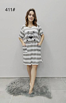 Ночнушка Anion 411 grey - делук