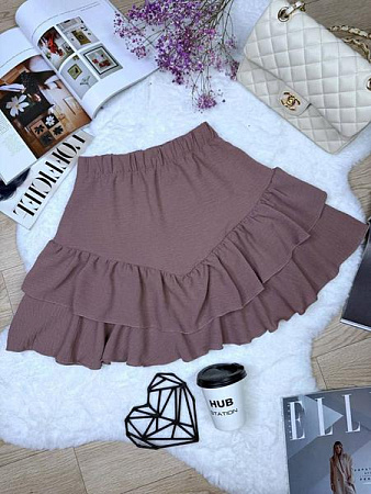 Юбка Arina 2447 brown - делук