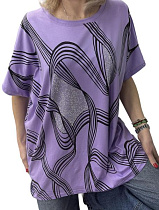 Футболка Elena&Vika 26010 lilac - делук