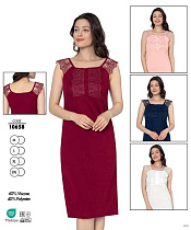 Ночнушка Cotpark 10658 white - делук