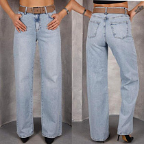 Джинсы Maxim Jeans 3348-1 l.blue - делук