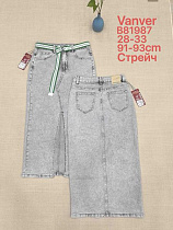 Юбка Vanver B81987 l.grey - делук